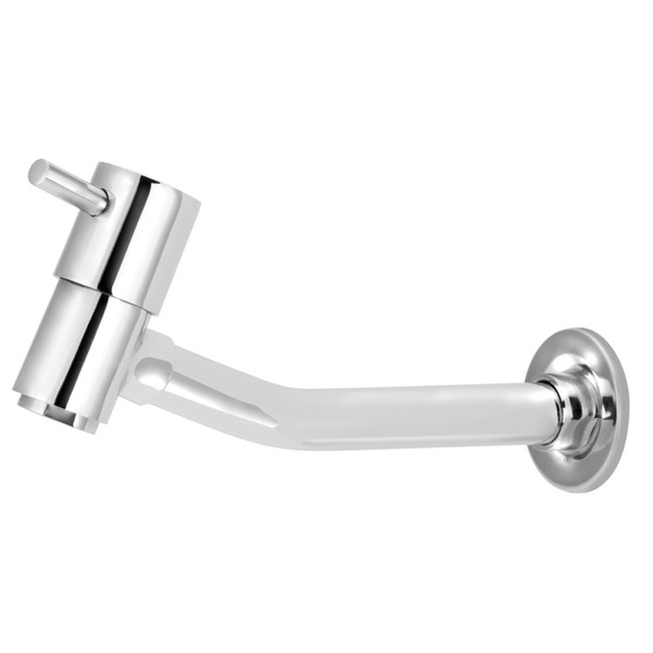 Torneira Parede Longa Cozinha/tanque/jardim Reta Metal 1/4v