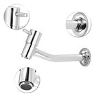 Torneira Parede Longa Cozinha/tanque/jardim Reta Metal 1/4v