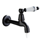 Torneira Parede Preta Provençal Banheiro Lavabo Cozinha Gourm