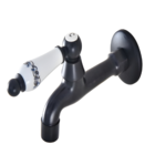 Torneira Parede Preta Provençal Banheiro Lavabo Cozinha Gourm