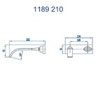Torneira Parede Prima Acionam. Lateral Grafite Escovado Fani
