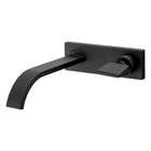 Torneira Parede Prima Acionamento Lateral Preto Fosco Fani