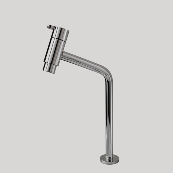 Torneira Pia Banheiro Alta Curvada Longa Slim Sofisticada Cro