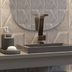 Torneira para Pia de Banheiro Bica Alta Grafite Essence Fani