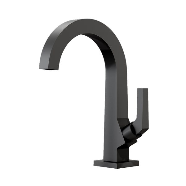 Torneira Pia Banheiro Bica Alta Preto Bella Classica Fani