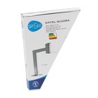 Torneira para Pia de Banheiro Bica Baixa Cromada Eiffel Quadra Sensea