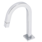 Torneira para Pia de Banheiro Bica Baixa Cromada Tube Quadrada Stoc