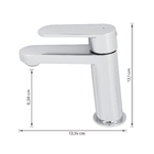 Torneira para Pia de Banheiro Bica Baixa Cromada Icone Sensea