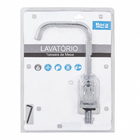 Torneira para Pia de Banheiro Bica Alta Virtus Cromada Roca