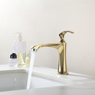 Torneira Pia Banheiro Dourada 1/4 De Volta Luxo