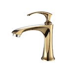 Torneira Pia Banheiro Dourada 1/4 De Volta Luxo