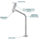 Torneira Pia Banheiro Lavabo Lavatório Bancada Cuba 45° 1/4v