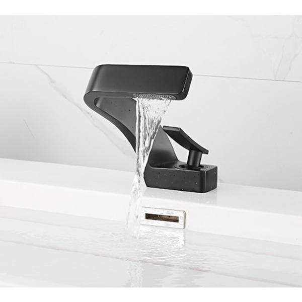 Torneira Pia Banheiro Lavabo Monocomando Preto Exclusiva