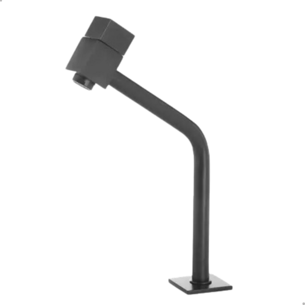 Torneira Pia Banheiro Lavatório Bancada Cuba Bica Média Preta