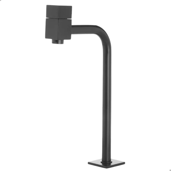 Torneira Pia Banheiro Lavatório Bancada Cuba Preta Bica Alta