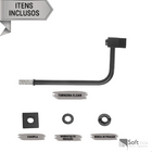 Torneira Pia Banheiro Lavatório Bancada Cuba Preta Bica Alta