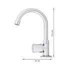 Torneira para Pia de Banheiro Bica Média Cromada Jess Sensea