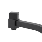 Torneira Pia Banheiro Mesa Quadrada Preta Fosco Luxo