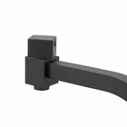 Torneira Pia Banheiro Mesa Quadrada Preta Fosco Luxo