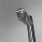 Torneira Pia Banheiro Robusta Alta Monocomando Prata Escovado