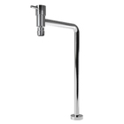 Torneira para Pia de Cozinha Bica Alta 90° Escovada Eiffel Delinia