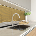 Torneira para Pia de Cozinha Bica Alta Escovada Steel Stoc