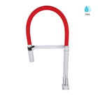 Torneira para Pia de Cozinha Bica Alta Cromado e Vermelho Doc Docol