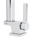 Torneira para Pia de Cozinha Bica Alta Cromado e Preto Doc Docol