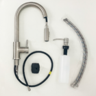 Torneira Pia Cozinha Escovada E Dispenser Dosador Detergente