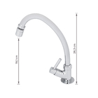 Torneira para Pia de Cozinha Bica Alta Cromado Niterói Delinia