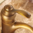 Torneira Pia Cuba Banheiro Lavabo Monocomando Bronze Baixa