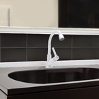 Torneira Pia Lavatório Mesa Bica Móvel Branco 1/4v Abs