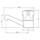 Torneira Plástica Lavatório Mesa Lavabo Banheiro Preta Japi
