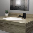 Torneira Plástica Lavatório Mesa Lavabo Banheiro Preta Japi