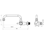 Torneira Plástica Lorenzetti Bric 1164 F31 De Parede Preta Co