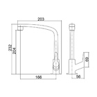 Torneira Plástica Lorenzetti Flatt 1167 F71 De Bancada Preta