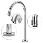 Torneira Pratica Clean Lavatório Alta Metal Luxo 1/4v