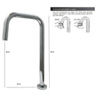 Torneira Pratica Clean Lavatório/banheiro Alta Metal Lx.1/4v