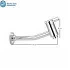 Torneira Pratica Longa Cozinha/Tanque/Jardim Reta Parede Metal