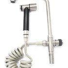 Torneira Pré Lavagem Aço Inox Mesa Com Ducha Extensível Escov