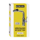 Torneira Premium Monocomando Rotação 1080° 3 Jatos - Inox