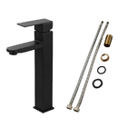 Torneira Preta Banheiro Monocomando Lavabo Bica Alta Bruder