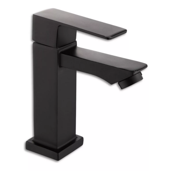Torneira Preta Fosca Para Banheiro Metal Cartucho Cerâmico