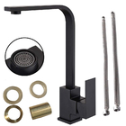 Torneira Preta Luxo Monocomando Bancada Mesa 360º Articulada