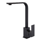 Torneira Preta Luxo Monocomando Bancada Mesa 360º Articulada