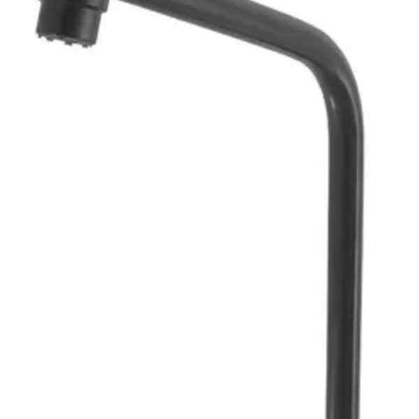 Torneira Preta Para Banheiro Link Em Metal 31cm 1/4 De Volta