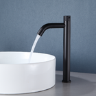 Torneira Preto Fosco AÇO INOX Bica Alta Banheiro Água Fria 1/