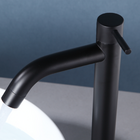 Torneira Preto Fosco AÇO INOX Bica Alta Banheiro Água Fria 1/