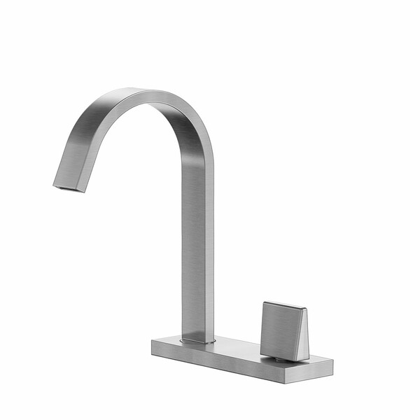 Torneira Prima Com Acionamento Lateral Grafite Escovado Fani