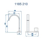 Torneira Prima Com Acionamento Lateral Preto Brilhante Fani